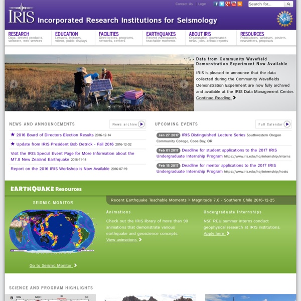 Incorporated Research Institutions for Seismology