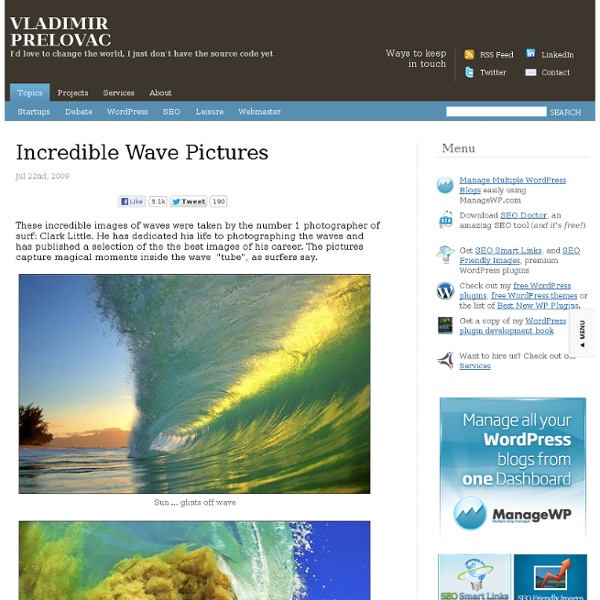 Incredible Wave Pictures