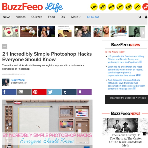21 Incredibly Simple Photoshop Hacks Everyone Should Know