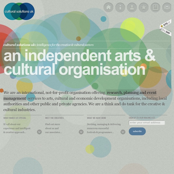 Cultural solutions uk I Lincolnshire based cultural consultancy I research, planning & events management services