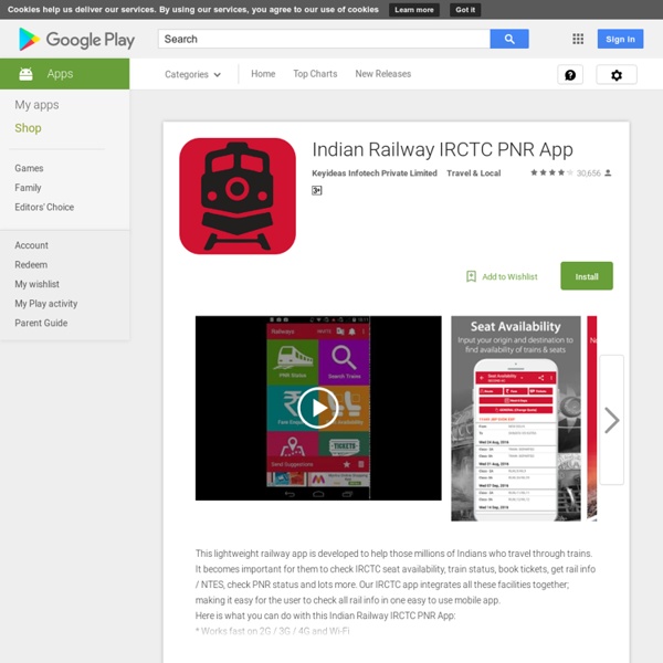 Indian Railway IRCTC PNR Train