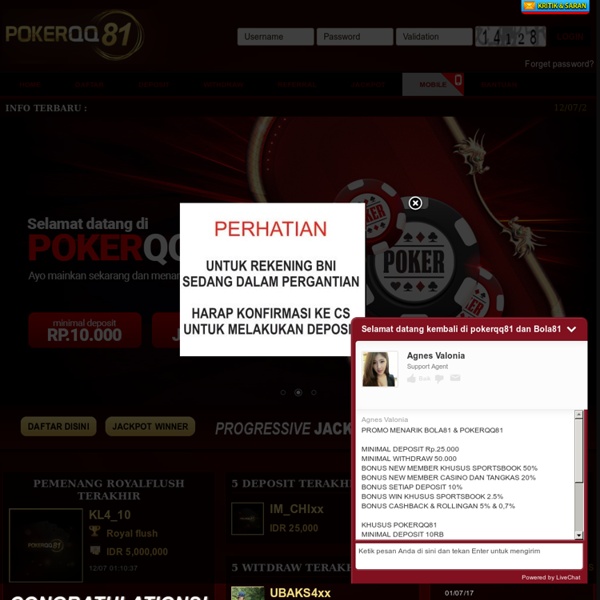 Situs Poker Online Indonesia Terpercaya Agen Judi Uang Asli Domino Qiu Qiu - pokerqq81.com