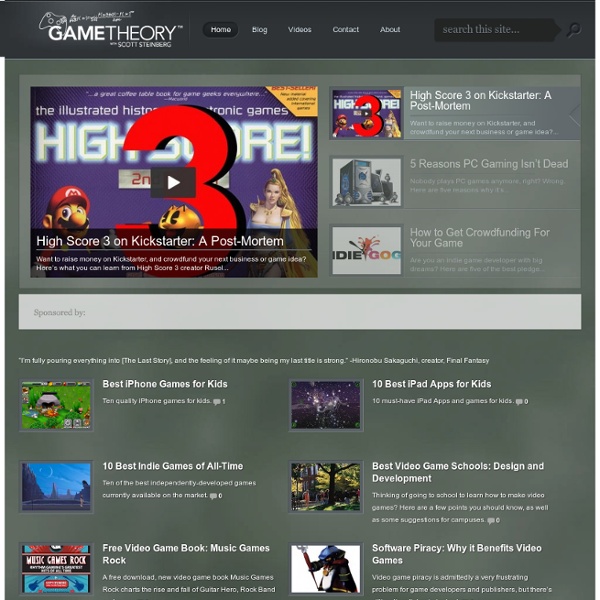 Game Industry News, Interviews and Videos
