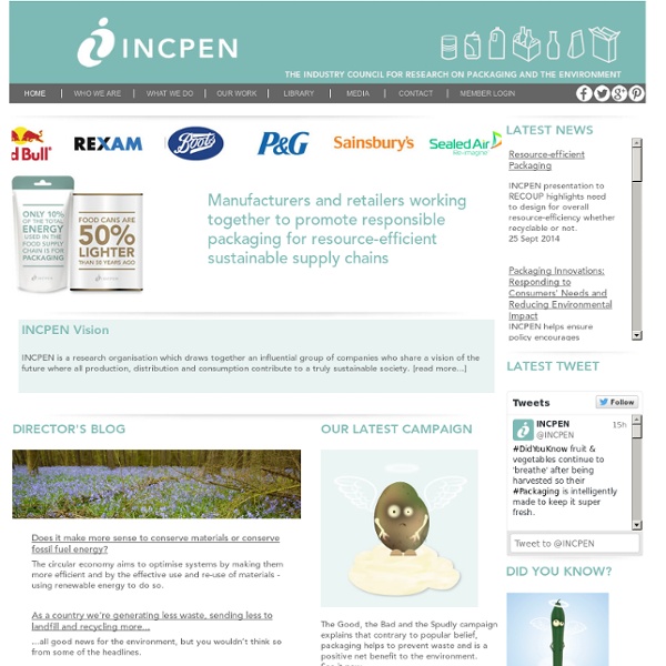 INCPEN - The Industry Council for Packaging and the Environment