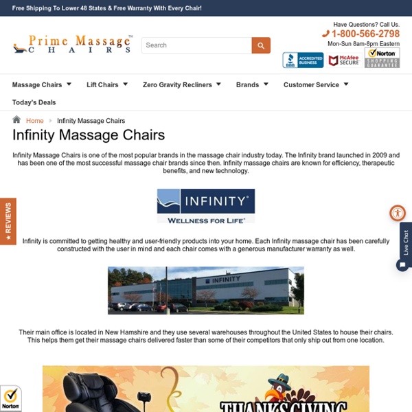 Infinity Massage Chairs – Prime Massage Chairs
