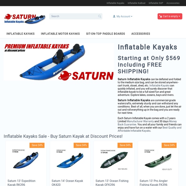 Inflatable Kayaks on sale at great price
