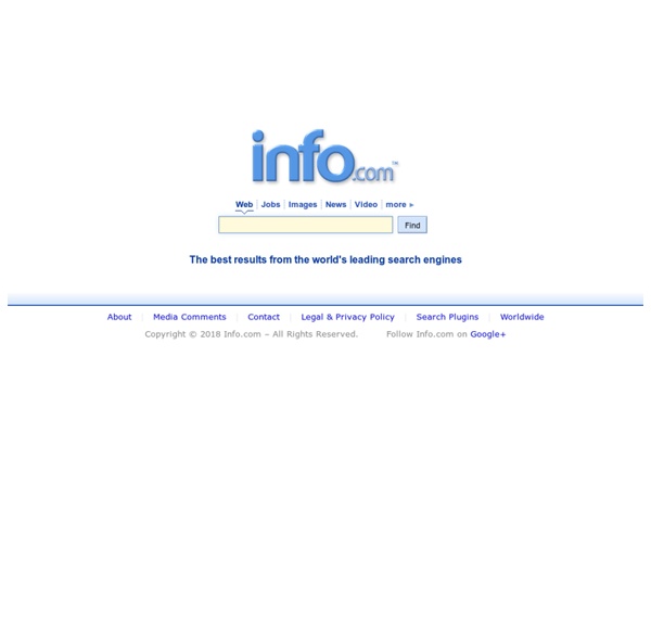 Info.com - Search the Web