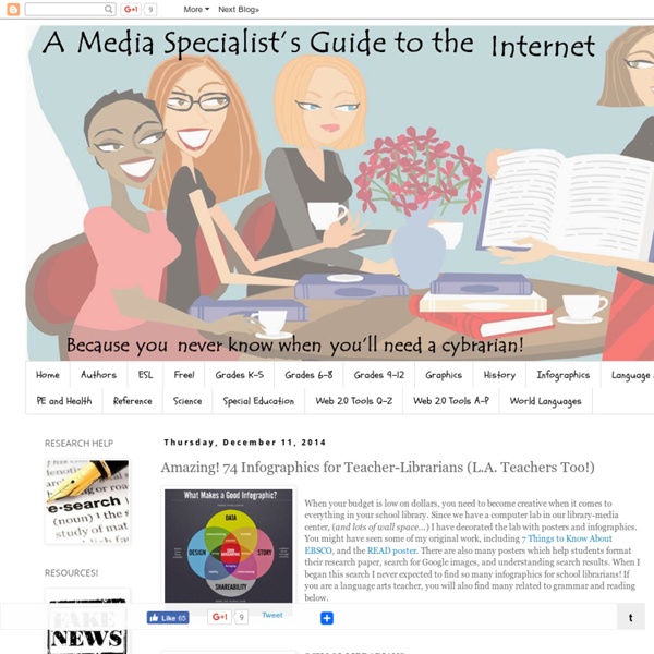 A Media Specialist's Guide to the Internet: Amazing! 74 Infographics for Teacher-Librarians (L.A. Teachers Too!)