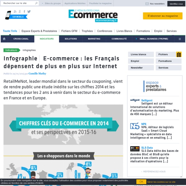 E-commerce : les Français dépensent de plus en plus sur Internet