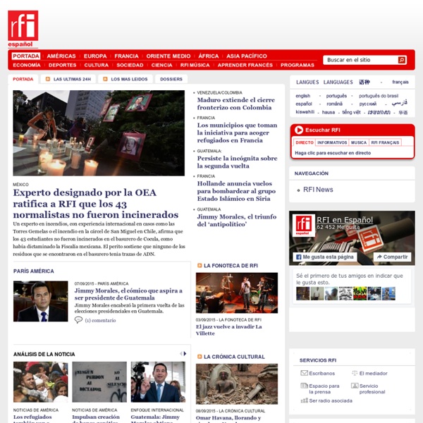 Noticias, información, en vivo, podcasts - Radio France Internationale - RFI
