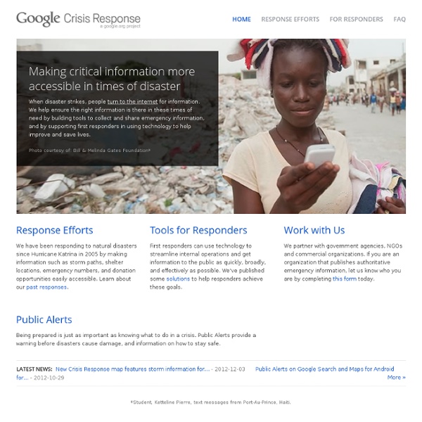 Making critical information more accessible in times of disaster – Google Crisis Response