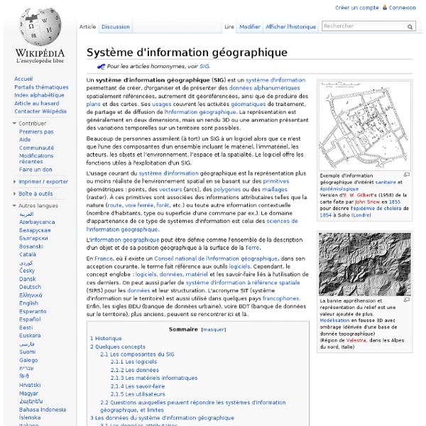 Système d'information géographique