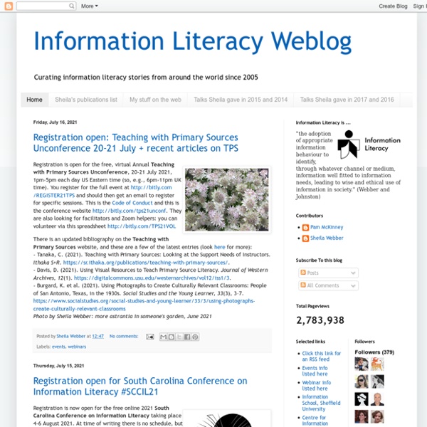 Information Literacy Weblog