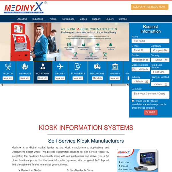 Kiosk Information Systems, Self Service Kiosks Manufacturers