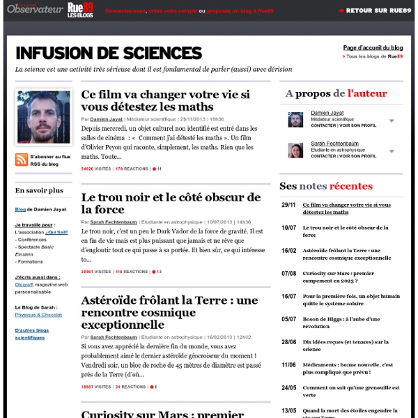 Infusion de sciences