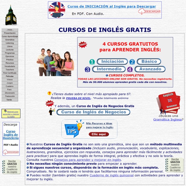 Cursos de Inglés Gratis Online por Internet
