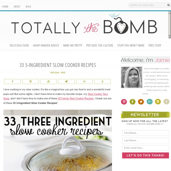 33 3-Ingredient Slow Cooker Recipes