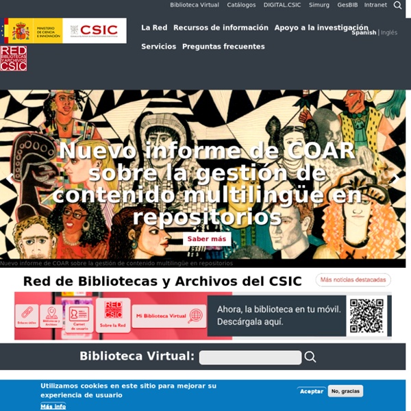 Red de Bibliotecas y Archivos del CSIC - csic.es