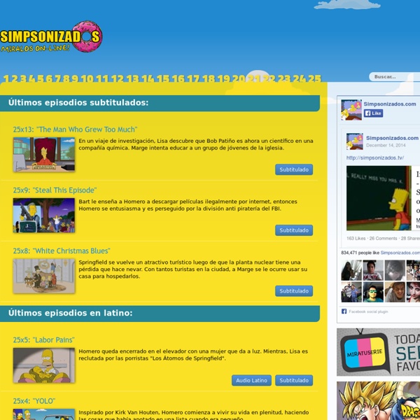 Simpsonizados - Mira capítulos de Los Simpsons online