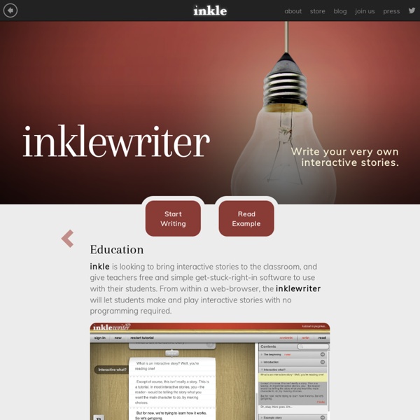 Inklewriter - Education