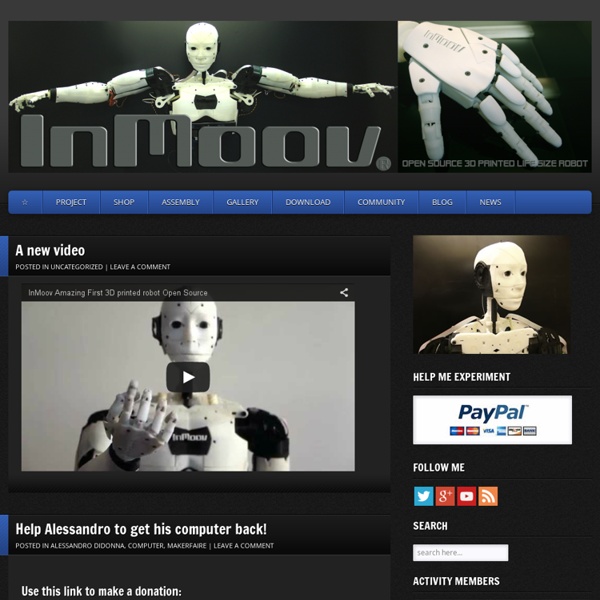 InMoov » open-source 3D printed life-size robot