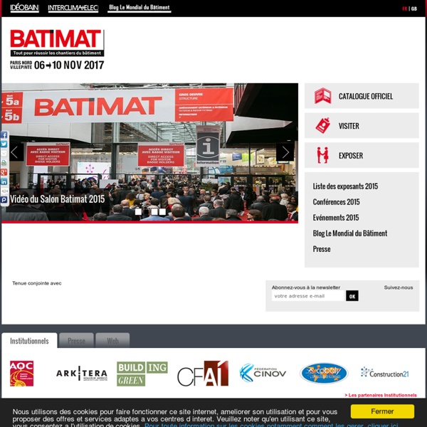 Batimat 2013 - Salon international de la construction