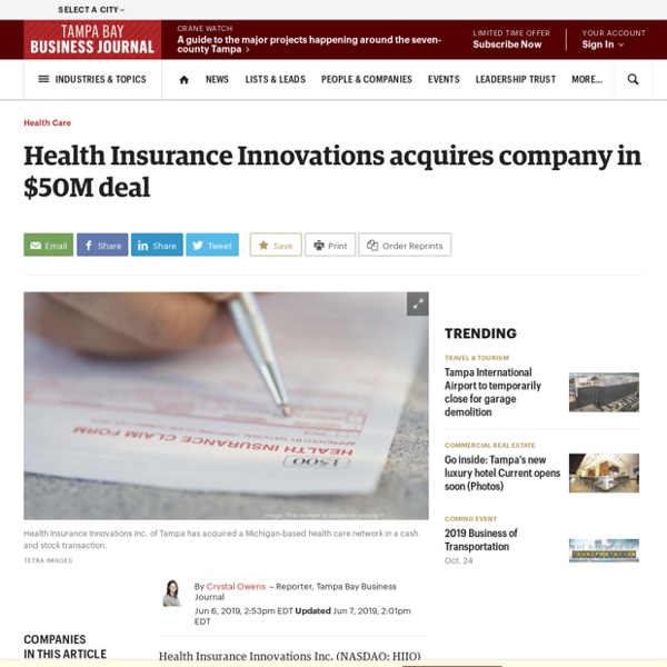 Health Insurance Innovations acquires TogetherHealth