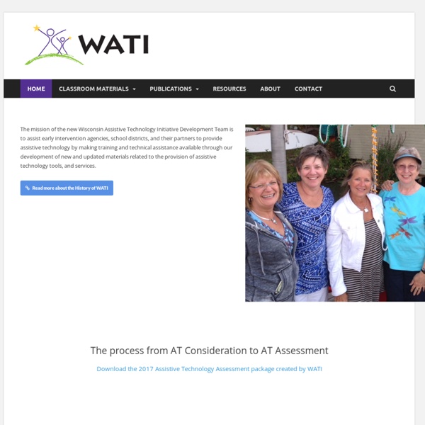 WATI.org : Wisconsin Assistive Technology Initiative