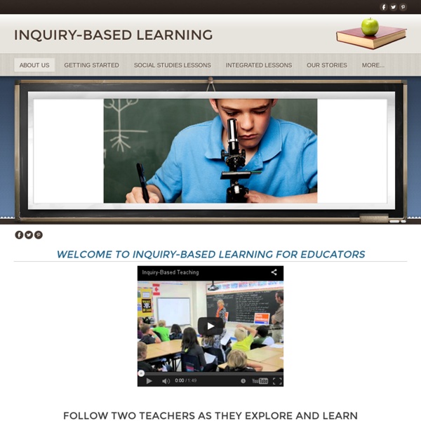 Inquiry-based Learning - About Us