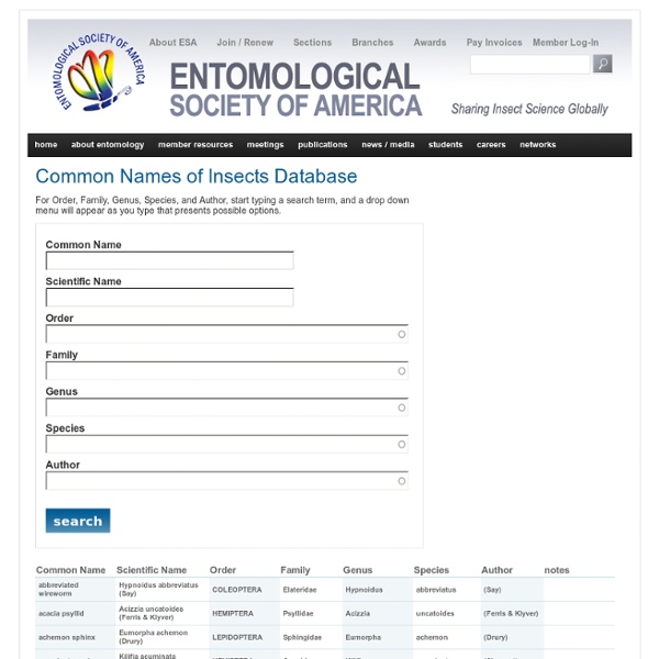 Entomological Society of America (ESA)