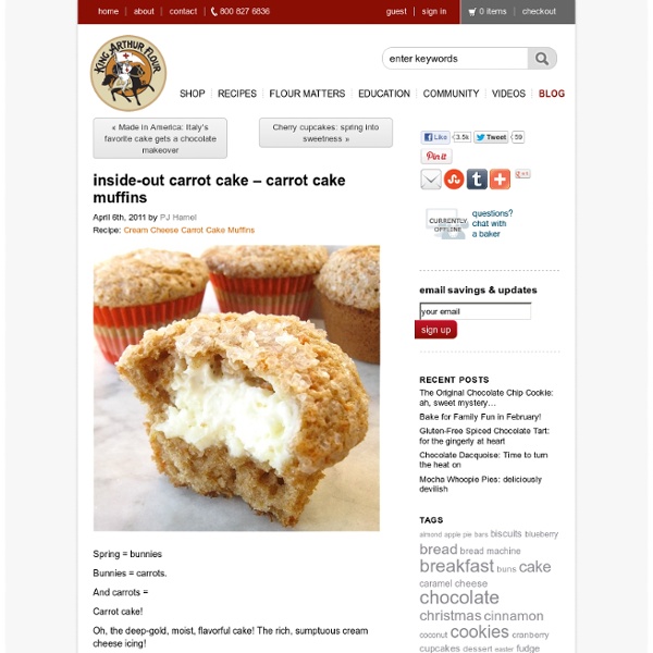 Inside-out carrot cake – Carrot Cake Muffins