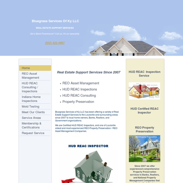 Bluegrass Services LLC -  ﻿﻿Home Inspection Services Louisville