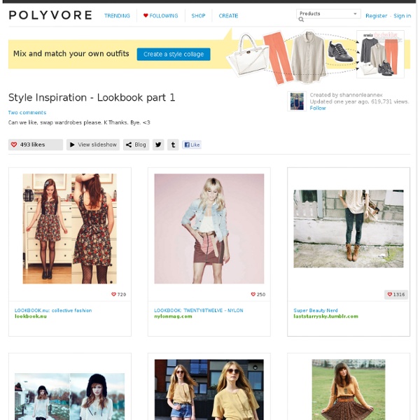 Style Inspiration - Lookbook part 1