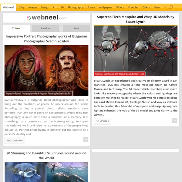 Webneel - Graphics Inspiration Blog - Graphic, Web Design and Photoshop Tutorials