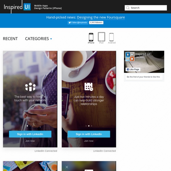 Inspired UI - Mobile Apps Design Patterns [iPhone]
