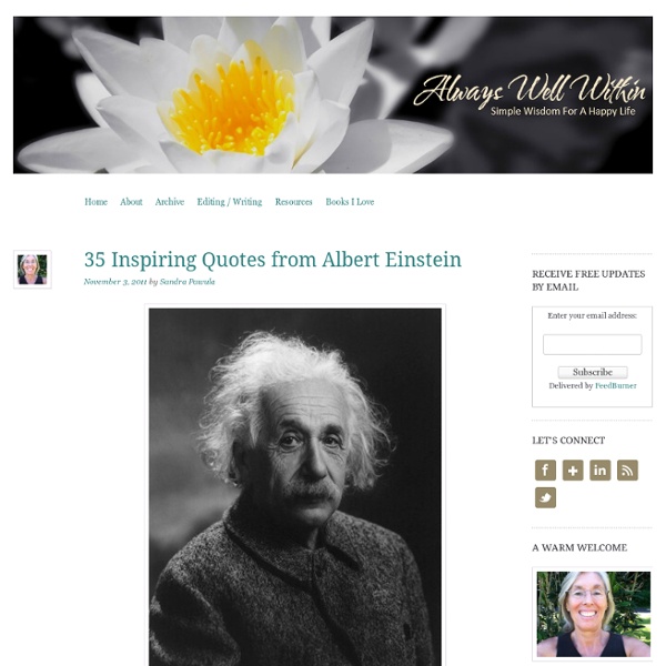 35 Inspiring Quotes from Albert Einstein