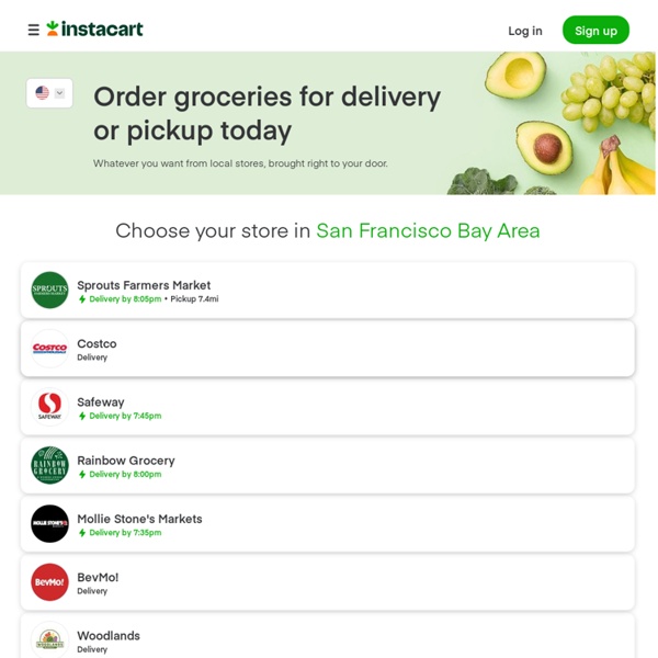 Grocery Delivery or Pickup from Local Stores Near You