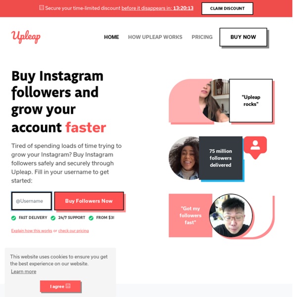 Buy Instagram Followers - Real & Instant - Upleap