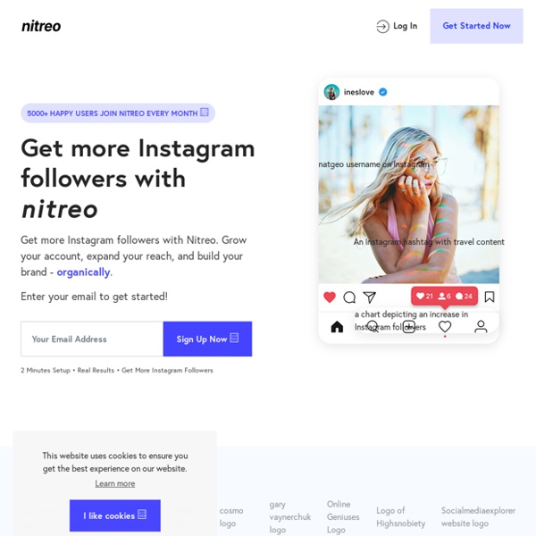 Get Instagram Followers - Real & Fast - Nitreo