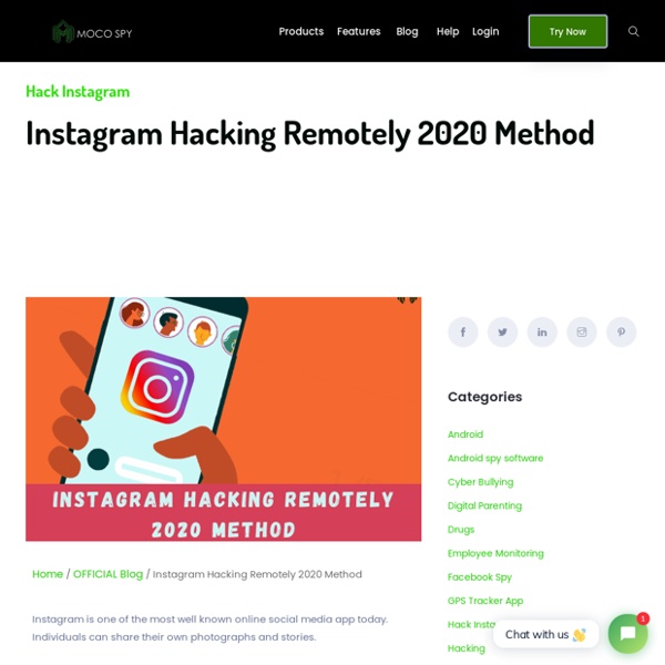 Instagram Hacking Remotely 2020 Method - MocoSpy