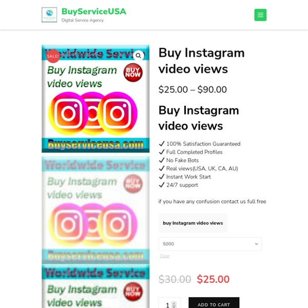 Buy Instagram video views - Get Instagram video views and likes cheap