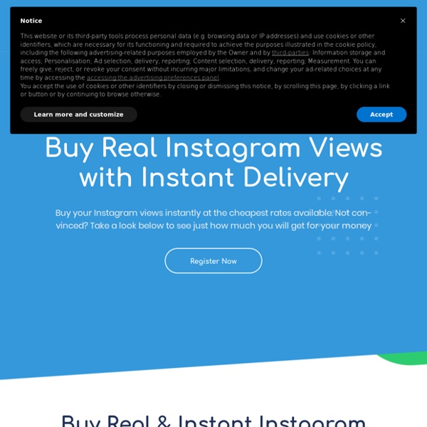 Buy Instagram Views - 100% Real at $0.20/1000