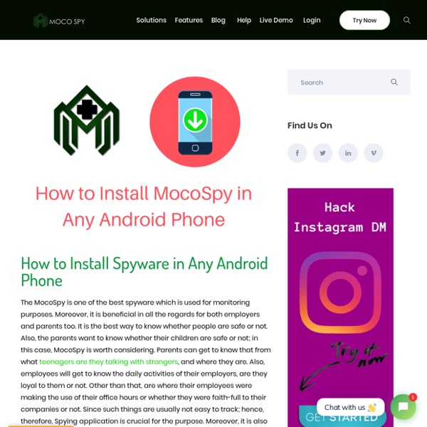 How To Install Spyware In Any Android Phone - MocoSpy