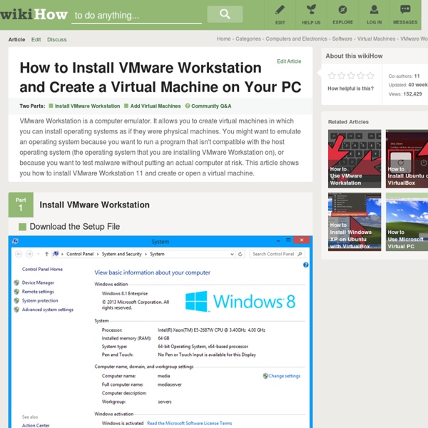 How to Install VMware Workstation and Create a Virtual Machine on Your PC