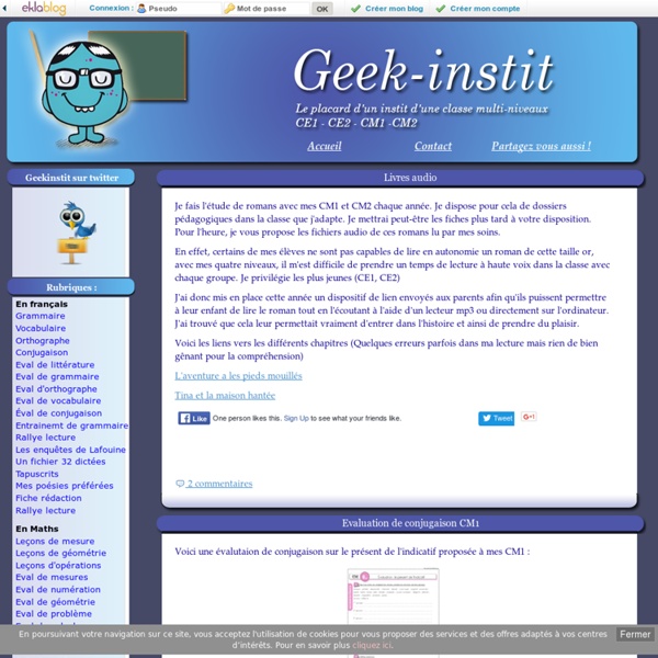 Geek-instit - Le placard d'un instit de CE2