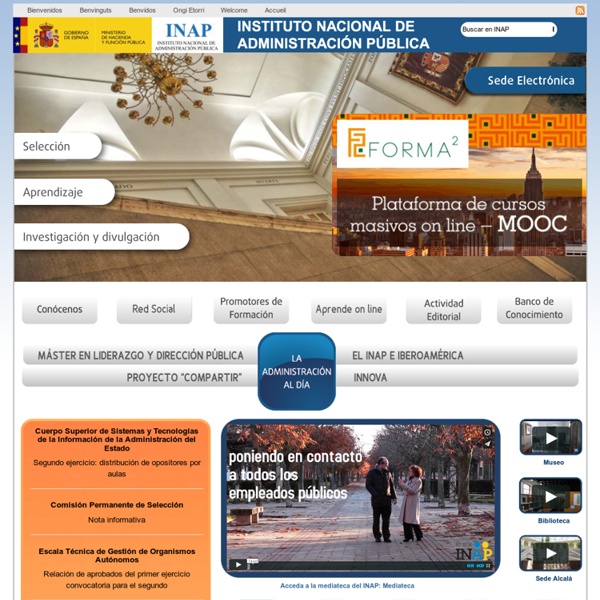 Instituto Nacional de Administración Pública - inap.es