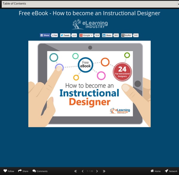 Free eBook - How to become an Instructional Designer