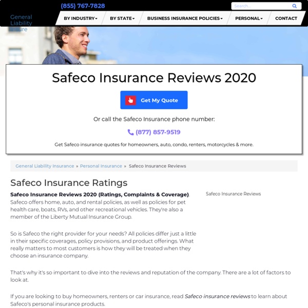 Safeco Insurance Reviews 2020 (Ratings, Complaints & Coverage)