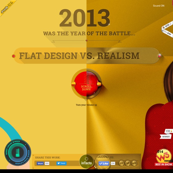 Intacto 2013 FLAT DESIGN vs REALISM