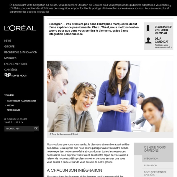 Intégration-L’Oréal Groupe